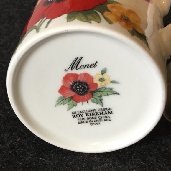 Vintage Roy Kirkham Monet Mug 1992 Bone China Made in England - Picture 2 of 5